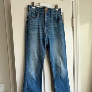 MOTHER Hustler Ankle Fray Jean